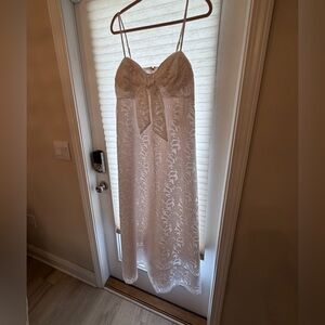 Lilly Pulitzer White Maxi Dress with Bow Bodice